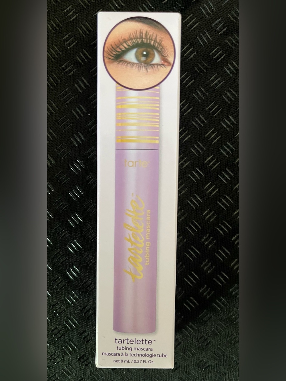 Black tarte Toastedake Tubing Mascara — Lavender with Gold Accents